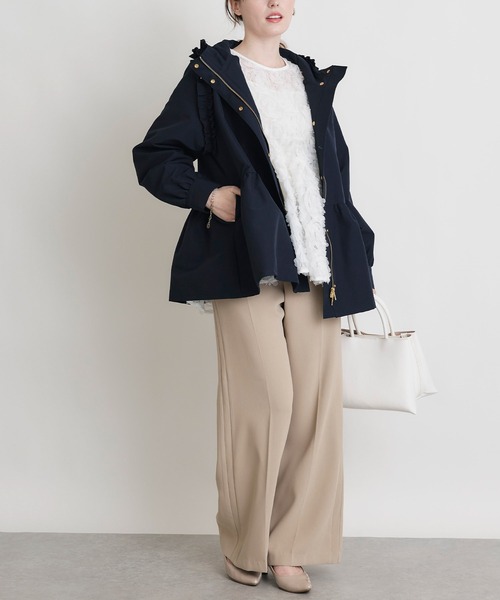 PICCIN PERLA(ピッチンペルラ)の「フラワーチュールブラウス(シャツ/ブラウス・レディース・ブラック/オフホワイト・M)」の11枚目の写真