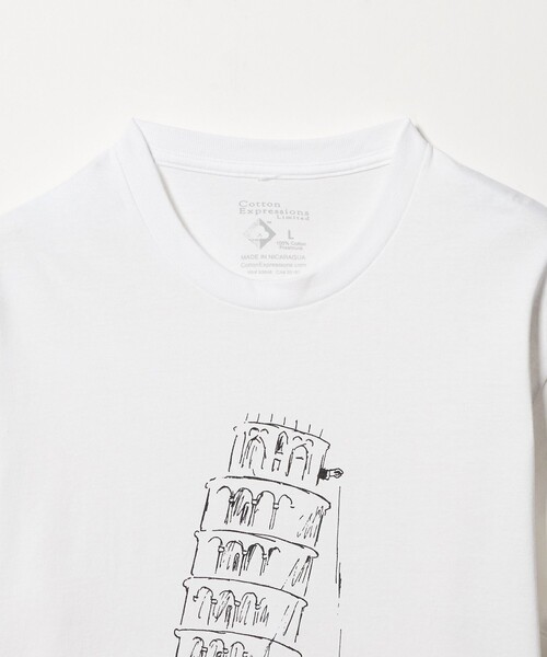 Steven Alan(スティーブンアラン)の「<Cotton Expressions Limited × Steven Alan> S.H PISA SL/Tシャツ(Tシャツ/カットソー・メンズ・ホワイト・XL/M/L)」の3枚目の写真
