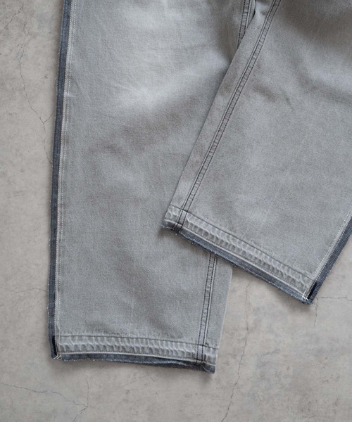 Iroquois（イロコイ）の「LAYERED BUGGY PANTS（デニムパンツ・メンズ・サックスブルー/ブラック/インディゴブルー/ライトグレー・2/4/3/5）」の14枚目の写真