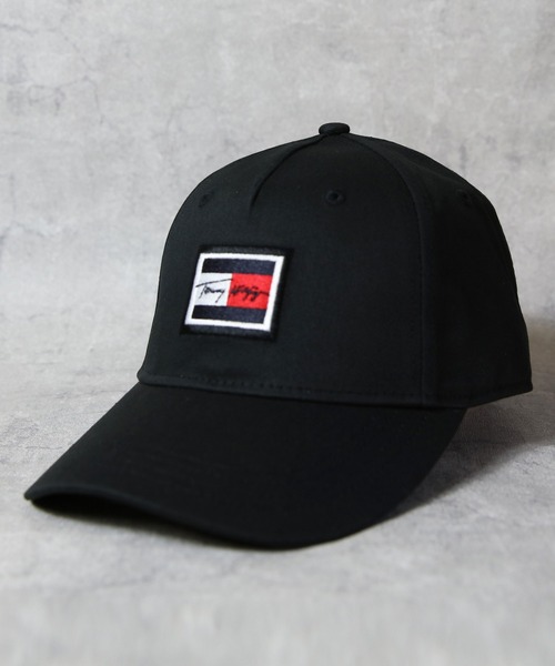 TOMMY HILFIGER（トミーヒルフィガー）の「TOMMY HILFIGER ロゴキャップ（キャップ・メンズ・ブラック/ピンク・FREE）」の7枚目の写真