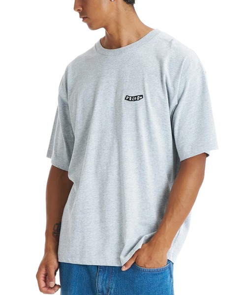VOLCOM（ボルコム）の「VOLCOM/ボルコム メンズ 半袖 Tシャツ VST261003（Tシャツ/カットソー・メンズ・ホワイト/ライトグレー/ブラック・L/M）」の3枚目の写真