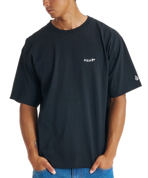 VOLCOM（ボルコム）の「VOLCOM/ボルコム メンズ 半袖 Tシャツ VST261003（Tシャツ/カットソー・メンズ・ホワイト/ライトグレー/ブラック・L/M）」の2枚目の写真