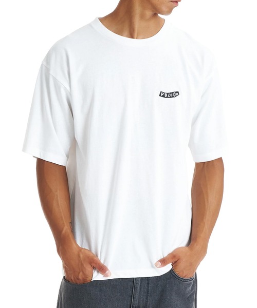 VOLCOM（ボルコム）の「VOLCOM/ボルコム メンズ 半袖 Tシャツ VST261003（Tシャツ/カットソー・メンズ・ホワイト/ライトグレー/ブラック・L/M）」の7枚目の写真