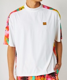LOUDMOUTH/ラウドマウス ゴルフウェア 吸汗速乾 UVカット 接触冷感 スムース モックネック シャツ
