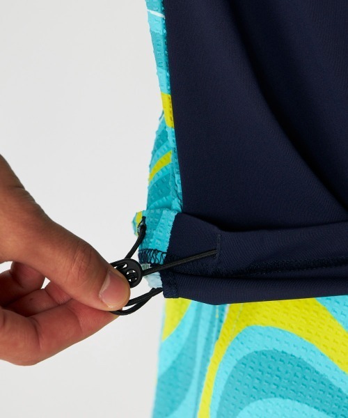 Loudmouth（ラウドマウス）の「LOUDMOUTH/ラウドマウス ゴルフウェア 吸汗速乾 UVカット 接触冷感 スムース モックネック シャツ（Tシャツ/カットソー・メンズ・オレンジ/ネイビー/ホワイト・3L/LL/L/M）」の21枚目の写真
