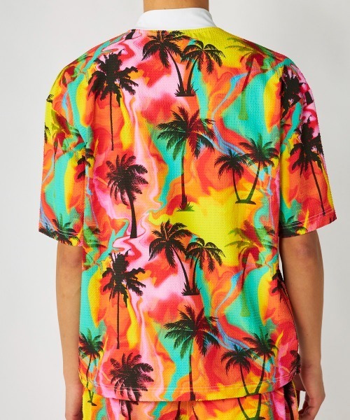 Loudmouth（ラウドマウス）の「LOUDMOUTH/ラウドマウス ゴルフウェア 吸汗速乾 UVカット 接触冷感 スムース モックネック シャツ（Tシャツ/カットソー・メンズ・オレンジ/ネイビー/ホワイト・3L/LL/L/M）」の13枚目の写真