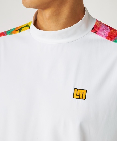 Loudmouth（ラウドマウス）の「LOUDMOUTH/ラウドマウス ゴルフウェア 吸汗速乾 UVカット 接触冷感 スムース モックネック シャツ（Tシャツ/カットソー・メンズ・オレンジ/ネイビー/ホワイト・3L/LL/L/M）」の14枚目の写真