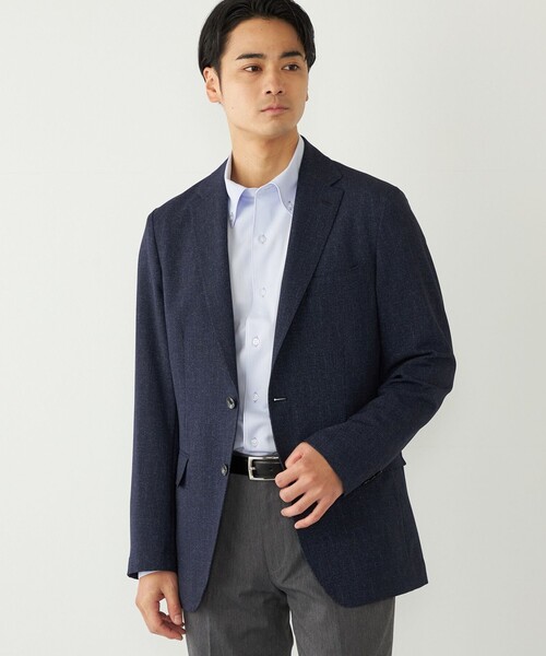 SHIPS Colors(シップス カラーズ)の「SHIPS Colors:〈速乾・洗濯機可能〉AVANT(R) AIR ジャケット◇(テーラードジャケット・メンズ・ライトグレー/ダークブルー/ベージュ/ネイビー/ブルー/ブラウン・46/44/52/50/48)」の6枚目の写真