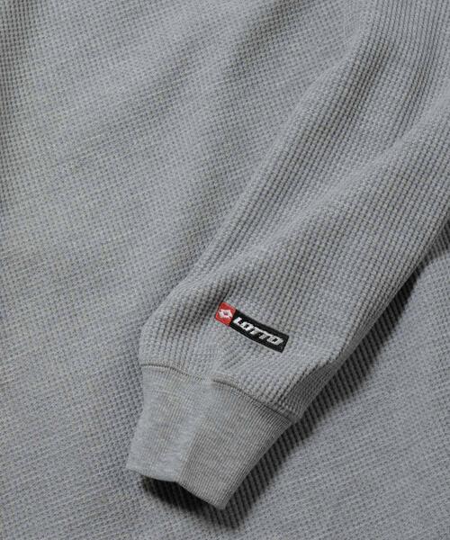 LOTTO（ロット）の「LOTTO　THERMAL PULLOVER LONG-SLEEVE T-SHIRTS（Tシャツ/カットソー・メンズ・ブラック/グレー/ホワイト・XX-LARGE/X-LARGE/LARGE/MEDIUM）」の11枚目の写真