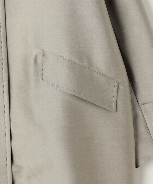 K.T KIYOKO TAKASE(キヨコタカセ)の「シルクチェック コンバーチブルステンカラーコート(ステンカラーコート・レディース・グレイッシュベージュ/ネイビー・9号)」の17枚目の写真