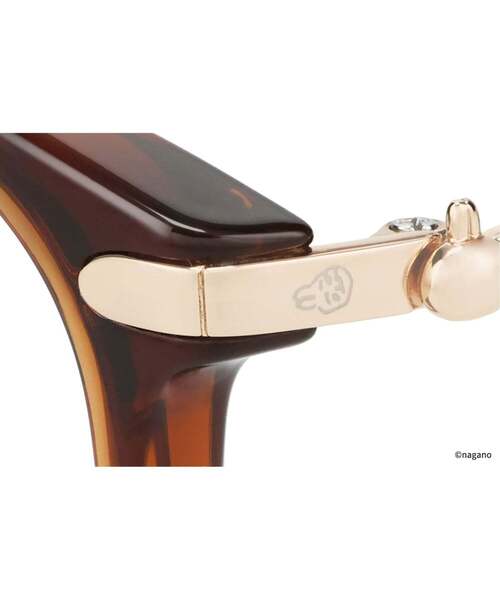 Zoff（ゾフ）の「Zoff｜ちいかわ【うさぎモデル】ボストン型メガネ｜軽量 眼鏡 伊達めがね 度付き（レンズ交換券付） 度あり 度なし メンズ レディース ユニセックス おしゃれ 読書（メガネ・レディース・ブラウン系その他5・FREE）」の3枚目の写真