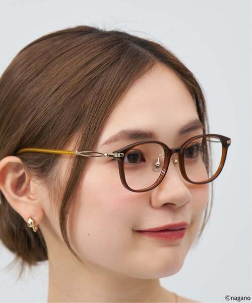 Zoff（ゾフ）の「Zoff｜ちいかわ【うさぎモデル】ボストン型メガネ｜軽量 眼鏡 伊達めがね 度付き（レンズ交換券付） 度あり 度なし メンズ レディース ユニセックス おしゃれ 読書（メガネ・レディース・ブラウン系その他5・FREE）」の12枚目の写真