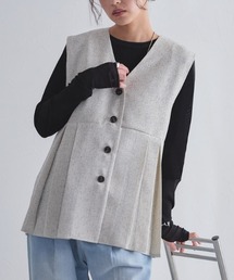 ECLAM（クラム）の「[ECLAM]サマーツイードタックジレベスト（ベスト）」