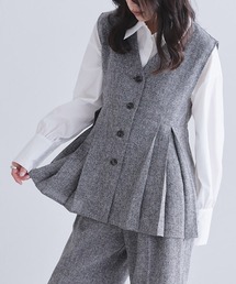 ECLAM（クラム）の「[ECLAM]サマーツイードタックジレベスト（ベスト）」