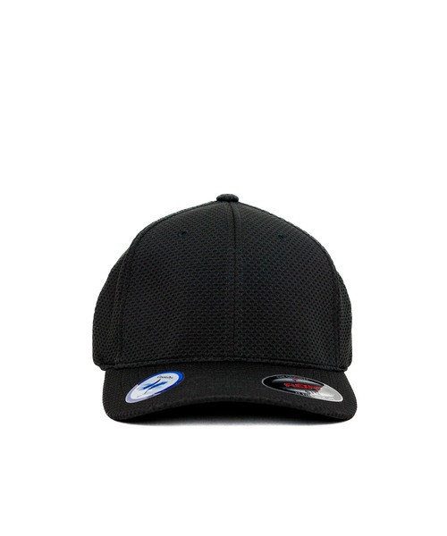 FLEXFIT（フレックスフィット）の「【Flexfit】3D Hexagon Stretch Jersey Cap（キャップ・メンズ・ブラック/ダークグレー/ホワイト・S-M/L-XL）」の3枚目の写真