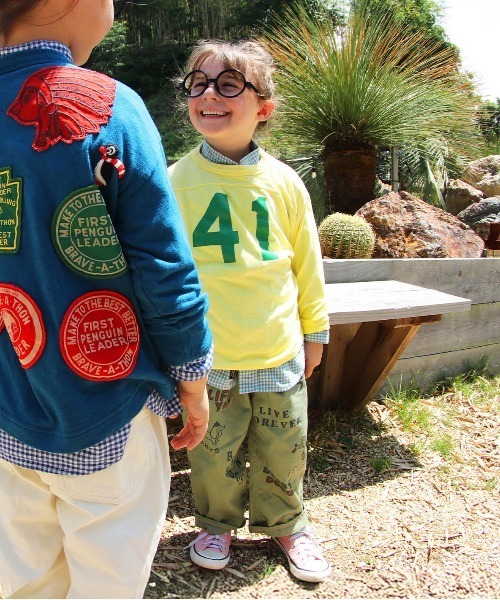 DENIM DUNGAREE（デニムダンガリー）の「Vintage Cotton Jersey 41 Long Sleeve Tee（Tシャツ/カットソー・キッズ・イエロー・145/135）」の3枚目の写真