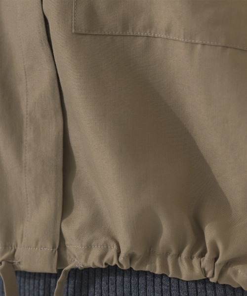 OMNES(オムネス)の「シアーテックコットン 胸ポケットレギュラーカラー半袖シャツ 花粉リリース付(シャツ/ブラウス・レディース・ネイビー/ベージュ/オリーブ/アイボリー・FREE)」の11枚目の写真