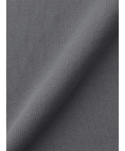 Perfect Suit FActory（パーフェクトスーツファクトリー）の「【ベーシック/上品/きれい見え】長袖ニットポロ　ブラック/グレー/ネイビー（ポロシャツ・メンズ・ネイビー/グレー/ブラック・L/M）」の4枚目の写真