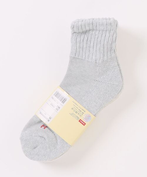 ADPOSION（アドポーション）の「【Healthknit / ヘルスニット】3足セット ヘビーウェイトクウォーターソックス　 / 3PACK SET SOCKS（ソックス/靴下・メンズ・ホワイト系3/その他4/その他7/ホワイト/ホワイト系4/グレー系1/その他1/その他2/その他3/その他5/ホワイト系1/ホワイト系2/グレー系2/その他6・FREE）」の2枚目の写真