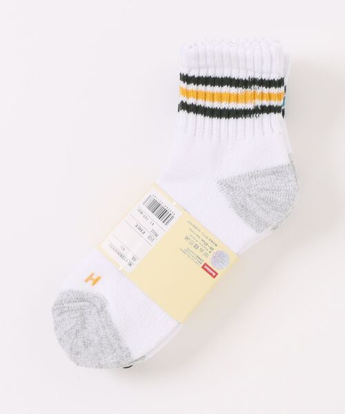 ADPOSION（アドポーション）の「【Healthknit / ヘルスニット】3足セット ヘビーウェイトクウォーターソックス　 / 3PACK SET SOCKS（ソックス/靴下・メンズ・ホワイト系3/その他4/その他7/ホワイト/ホワイト系4/グレー系1/その他1/その他2/その他3/その他5/ホワイト系1/ホワイト系2/グレー系2/その他6・FREE）」の4枚目の写真