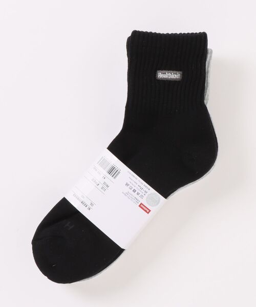 ADPOSION（アドポーション）の「【Healthknit / ヘルスニット】3足セット ヘビーウェイトクウォーターソックス　 / 3PACK SET SOCKS（ソックス/靴下・メンズ・ホワイト系3/その他4/その他7/ホワイト/ホワイト系4/グレー系1/その他1/その他2/その他3/その他5/ホワイト系1/ホワイト系2/グレー系2/その他6・FREE）」の9枚目の写真
