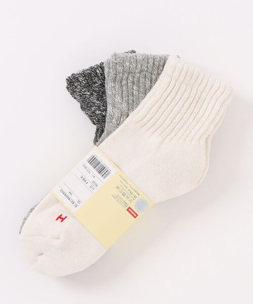 ADPOSION（アドポーション）の「【Healthknit / ヘルスニット】3足セット ヘビーウェイトクウォーターソックス　 / 3PACK SET SOCKS（ソックス/靴下・メンズ・ホワイト系3/その他4/その他7/ホワイト/ホワイト系4/グレー系1/その他1/その他2/その他3/その他5/ホワイト系1/ホワイト系2/グレー系2/その他6・FREE）」の15枚目の写真