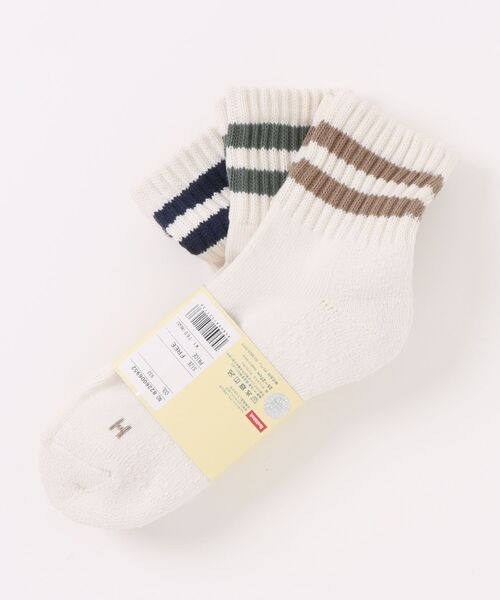 ADPOSION（アドポーション）の「【Healthknit / ヘルスニット】3足セット ヘビーウェイトクウォーターソックス　 / 3PACK SET SOCKS（ソックス/靴下・メンズ・ホワイト系3/その他4/その他7/ホワイト/ホワイト系4/グレー系1/その他1/その他2/その他3/その他5/ホワイト系1/ホワイト系2/グレー系2/その他6・FREE）」の16枚目の写真