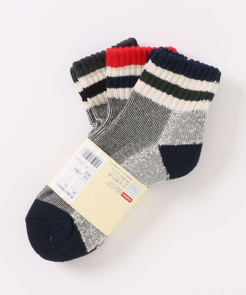 ADPOSION（アドポーション）の「【Healthknit / ヘルスニット】3足セット ヘビーウェイトクウォーターソックス　 / 3PACK SET SOCKS（ソックス/靴下・メンズ・ホワイト系3/その他4/その他7/ホワイト/ホワイト系4/グレー系1/その他1/その他2/その他3/その他5/ホワイト系1/ホワイト系2/グレー系2/その他6・FREE）」の17枚目の写真