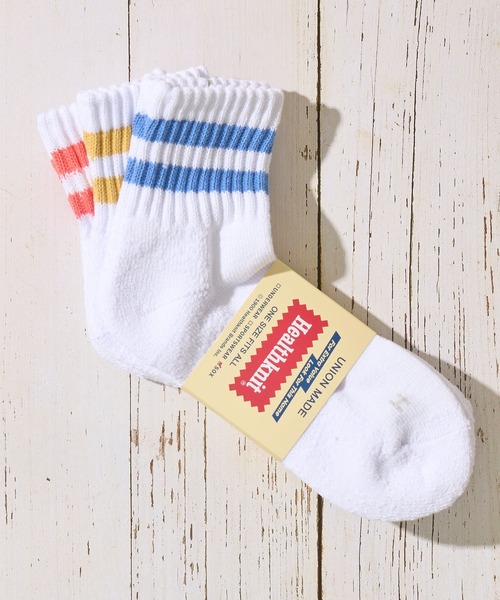ADPOSION(アドポーション)の「【Healthknit / ヘルスニット】3足セット ヘビーウェイトクウォーターソックス / 3PACK SET SOCKS(ソックス/靴下・メンズ・ホワイト系3/その他4/その他7/ホワイト/ホワイト系4/グレー系1/その他1/その他2/その他3/その他5/ホワイト系1/ホワイト系2/ホワイト系5/その他6・FREE)」の5枚目の写真