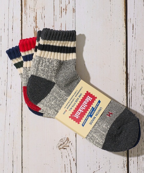 ADPOSION(アドポーション)の「【Healthknit / ヘルスニット】3足セット ヘビーウェイトクウォーターソックス / 3PACK SET SOCKS(ソックス/靴下・メンズ・ホワイト系3/その他4/その他7/ホワイト/ホワイト系4/グレー系1/その他1/その他2/その他3/その他5/ホワイト系1/ホワイト系2/ホワイト系5/その他6・FREE)」の7枚目の写真