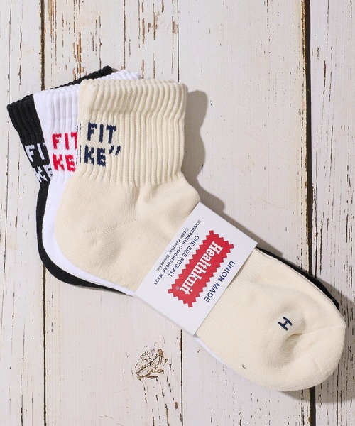 ADPOSION(アドポーション)の「【Healthknit / ヘルスニット】3足セット ヘビーウェイトクウォーターソックス / 3PACK SET SOCKS(ソックス/靴下・メンズ・ホワイト系3/その他4/その他7/ホワイト/ホワイト系4/グレー系1/その他1/その他2/その他3/その他5/ホワイト系1/ホワイト系2/ホワイト系5/その他6・FREE)」の10枚目の写真