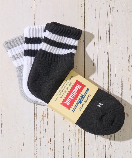 ADPOSION(アドポーション)の「【Healthknit / ヘルスニット】3足セット ヘビーウェイトクウォーターソックス / 3PACK SET SOCKS(ソックス/靴下・メンズ・ホワイト系3/その他4/その他7/ホワイト/ホワイト系4/グレー系1/その他1/その他2/その他3/その他5/ホワイト系1/ホワイト系2/ホワイト系5/その他6・FREE)」の13枚目の写真