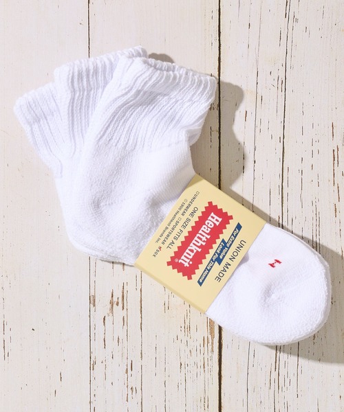 ADPOSION(アドポーション)の「【Healthknit / ヘルスニット】3足セット ヘビーウェイトクウォーターソックス / 3PACK SET SOCKS(ソックス/靴下・メンズ・ホワイト系3/その他4/その他7/ホワイト/ホワイト系4/グレー系1/その他1/その他2/その他3/その他5/ホワイト系1/ホワイト系2/ホワイト系5/その他6・FREE)」の1枚目の写真