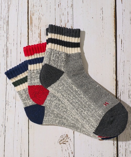 ADPOSION(アドポーション)の「【Healthknit / ヘルスニット】3足セット ヘビーウェイトクウォーターソックス / 3PACK SET SOCKS(ソックス/靴下・メンズ・ホワイト系3/その他4/その他7/ホワイト/ホワイト系4/グレー系1/その他1/その他2/その他3/その他5/ホワイト系1/ホワイト系2/ホワイト系5/その他6・FREE)」の18枚目の写真