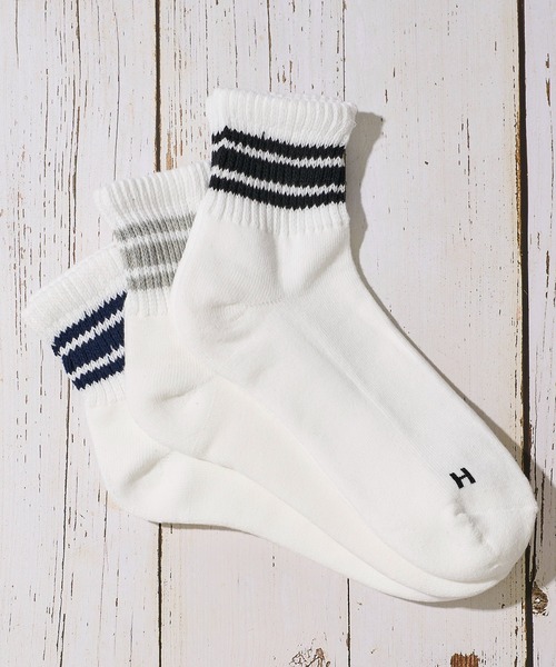 ADPOSION(アドポーション)の「【Healthknit / ヘルスニット】3足セット ヘビーウェイトクウォーターソックス / 3PACK SET SOCKS(ソックス/靴下・メンズ・ホワイト系3/その他4/その他7/ホワイト/ホワイト系4/グレー系1/その他1/その他2/その他3/その他5/ホワイト系1/ホワイト系2/ホワイト系5/その他6・FREE)」の19枚目の写真