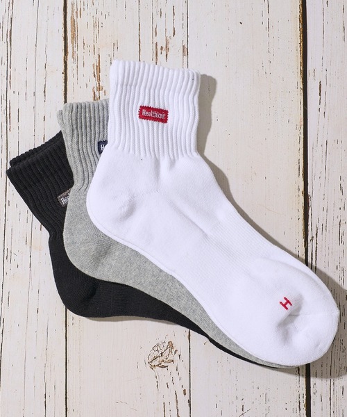 ADPOSION(アドポーション)の「【Healthknit / ヘルスニット】3足セット ヘビーウェイトクウォーターソックス / 3PACK SET SOCKS(ソックス/靴下・メンズ・ホワイト系3/その他4/その他7/ホワイト/ホワイト系4/グレー系1/その他1/その他2/その他3/その他5/ホワイト系1/ホワイト系2/ホワイト系5/その他6・FREE)」の21枚目の写真