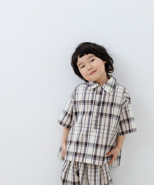 LOWRYS FARM（ローリーズファーム）の「リネンシャツＳＳ　622578（シャツ/ブラウス・キッズ・ブラウン/ベージュ/ブラック・110cm/120cm/130cm/140cm/150cm）」の12枚目の写真