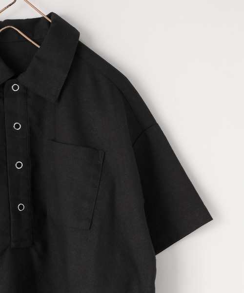 LOWRYS FARM（ローリーズファーム）の「リネンシャツＳＳ　622578（シャツ/ブラウス・キッズ・ブラウン/ベージュ/ブラック・110cm/120cm/130cm/140cm/150cm）」の17枚目の写真