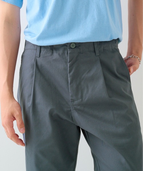 UNIVERSAL OVERALL(ユニバーサルオーバーオール)の「【UNIVERSAL OVERALL】Adictive TUCK TAPERD/アディクティブ タック テーパード パンツ(その他パンツ・メンズ・ブラック/チャコールグレー/グレイッシュベージュ・28/30/32/34/36)」の17枚目の写真