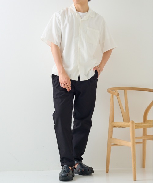 UNIVERSAL OVERALL(ユニバーサルオーバーオール)の「【UNIVERSAL OVERALL】Adictive TUCK TAPERD/アディクティブ タック テーパード パンツ(その他パンツ・メンズ・ブラック/チャコールグレー/グレイッシュベージュ・28/30/32/34/36)」の7枚目の写真