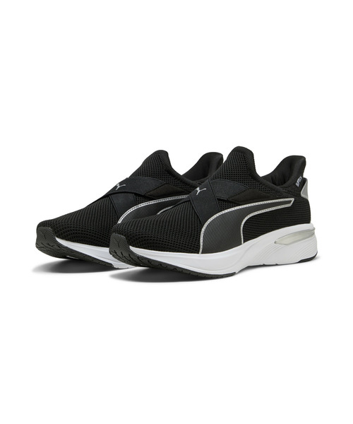 PUMA(プーマ)の「PUMA プーマ ウィメンズ ソフトライド チャーム イーズイン ランニングシュ(スニーカー・レディース・グレー系その他/ブラック・23.0cm/23.5cm/24.0cm/22.0cm/22.5cm/25.5cm/26.0cm/24.5cm/25.0cm)」の3枚目の写真