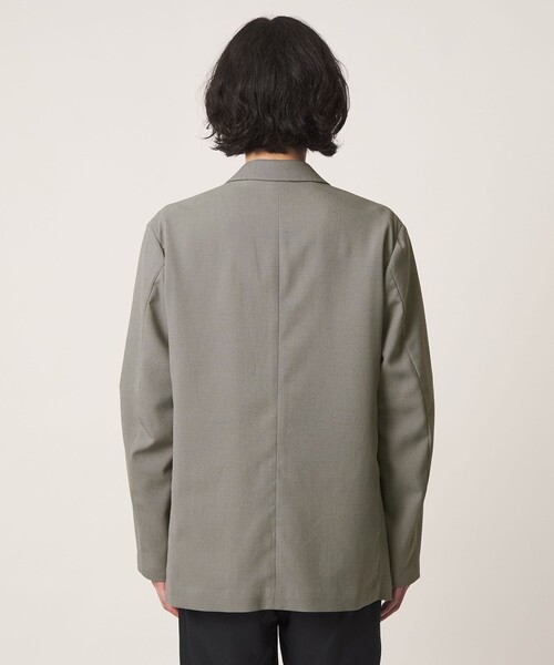 A DAY IN THE LIFE UNITED ARROWS(アデイインザライフユナイテッドアローズ)の「ワッシャー リネンライク リラックス 2ボタンジャケット<A DAY IN THE LIFE>(テーラードジャケット・メンズ・ベージュ/ブラック・L/M)」の11枚目の写真