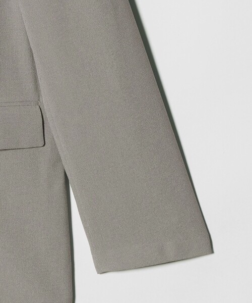 A DAY IN THE LIFE UNITED ARROWS(アデイインザライフユナイテッドアローズ)の「ワッシャー リネンライク リラックス 2ボタンジャケット<A DAY IN THE LIFE>(テーラードジャケット・メンズ・ベージュ/ブラック・L/M)」の15枚目の写真