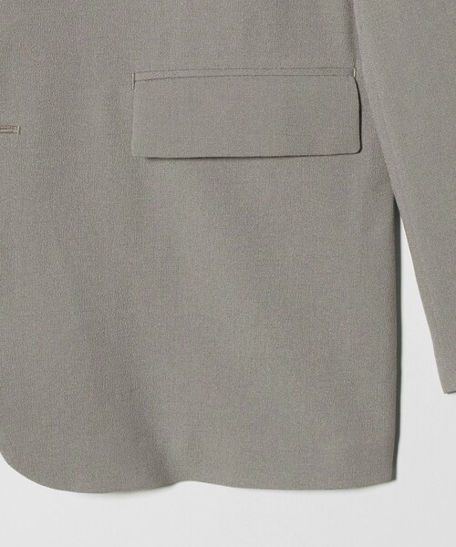 A DAY IN THE LIFE UNITED ARROWS(アデイインザライフユナイテッドアローズ)の「ワッシャー リネンライク リラックス 2ボタンジャケット<A DAY IN THE LIFE>(テーラードジャケット・メンズ・ベージュ/ブラック・L/M)」の16枚目の写真