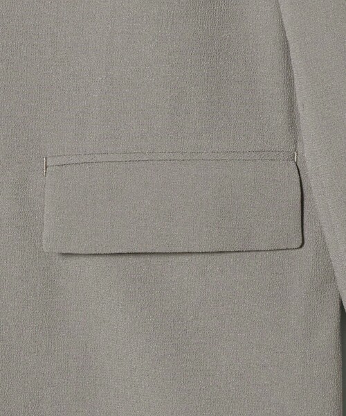 A DAY IN THE LIFE UNITED ARROWS(アデイインザライフユナイテッドアローズ)の「ワッシャー リネンライク リラックス 2ボタンジャケット<A DAY IN THE LIFE>(テーラードジャケット・メンズ・ベージュ/ブラック・L/M)」の17枚目の写真