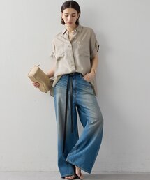 GALLARDAGALANTE | <Oggi 6月号掲載アイテム>ミリタリーハーフスリーブシャツ(シャツ/ブラウス)
