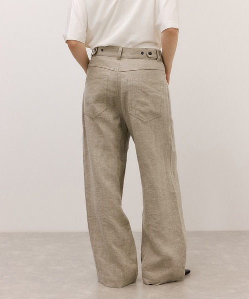 ADAM ET ROPE'(アダムエロペ)の「リネン5ポケットパンツ(その他パンツ・レディース・ベージュ系その他2・38/36)」の16枚目の写真