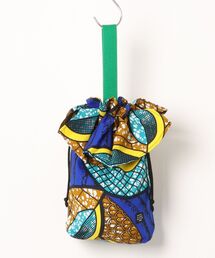 1907%（イチキュウゼロナナ）の「フリル巾着　　    ＜アフリカンプリント＞（ハンドバッグ）」