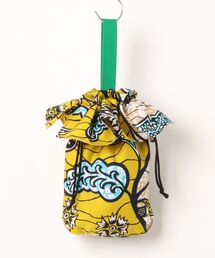 1907%（イチキュウゼロナナ）の「フリル巾着　　    ＜アフリカンプリント＞（ハンドバッグ）」