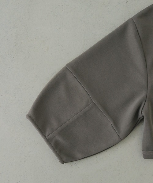 CLEIO（クレイオ）の「【CLEIO】ダンボールカットソーカーディガン DUMBLE CUTSEW CARDIGAN（カーディガン/ボレロ・レディース・アイボリー/チャコールグレー・FREE）」の12枚目の写真